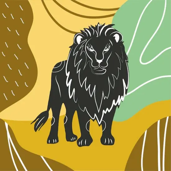 4" x 4" Wild Animals Canvas Painting Kit {5}