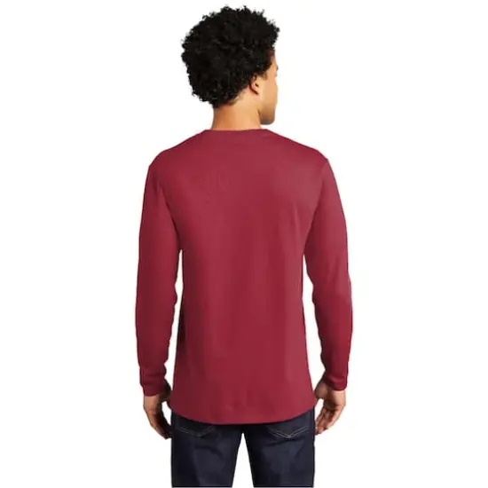 Port & Company&reg; Long Sleeve Bouncer T-Shirt Rich Red {5}