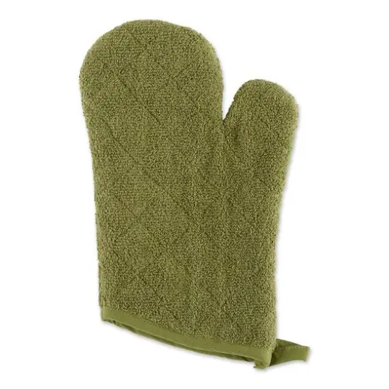 DII&reg; Terry Oven Mitts, 2ct. Antique Green {4}