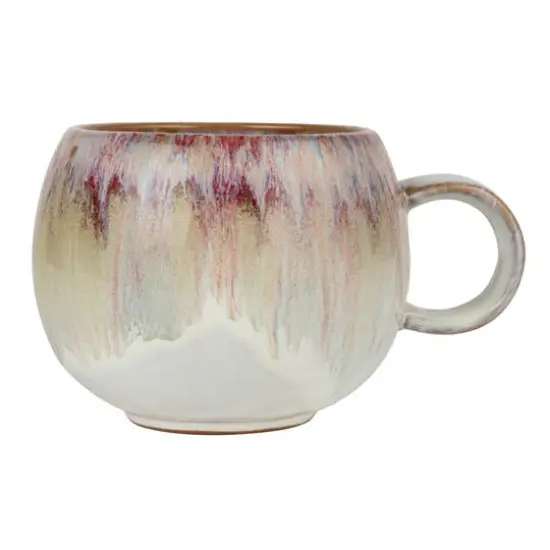 Hello Honey&reg; 3.25" Berry Bliss Reactive Glaze Stoneware Mugs, 4ct. {11}