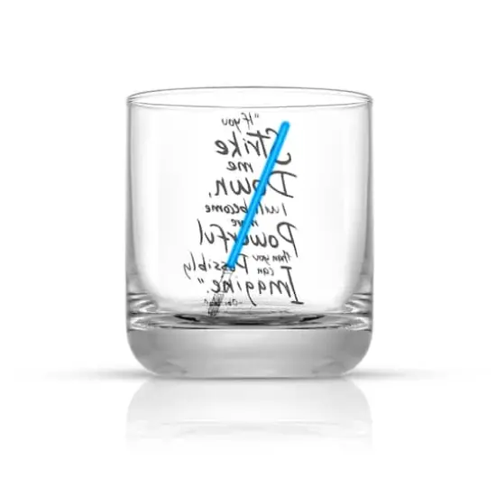 JoyJolt&reg; Star Wars&trade; 10oz. New Hope Obi-Wan Kenobi Blue Lightsaber Short Drinking Glass, 2ct. {6}
