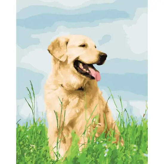 Gold Retriever Paint-by-Number Kit by Artist's Loft&reg; {1}