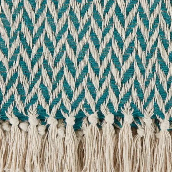 DII&reg; Zig-Zag Throw Teal {5}