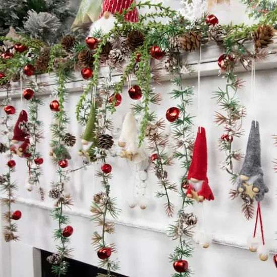 6ct. Gnomes with Stars Plush Christmas Ornaments {4}