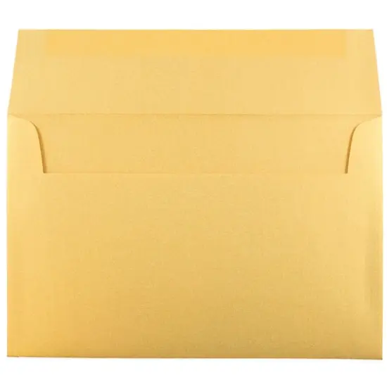 JAM Paper A10 Metallic Invitation Envelopes, 25ct. Gold Stardream {4}