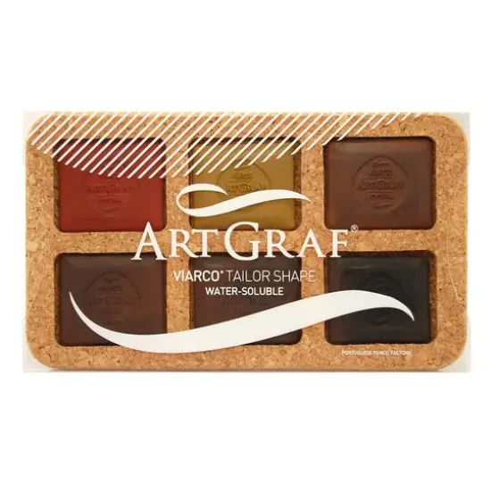 Global Art ArtGraf&reg; Tailor Shape Earth Tones Pigment Disc Set {1}