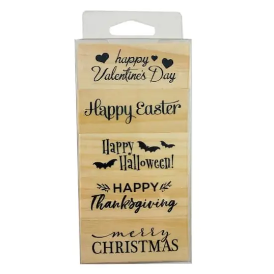 Holidays Wood Stamp Set by Recollections&trade; {1}