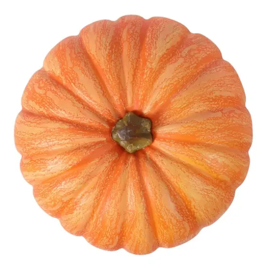 12" Round Orange Decorative Pumpkin by Ashland&reg; {3}