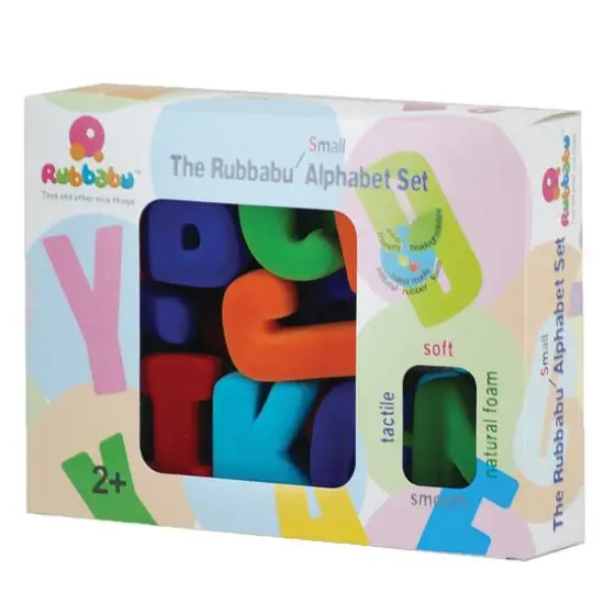 Rubbabu Bright Squishy Alphabet Set {3}