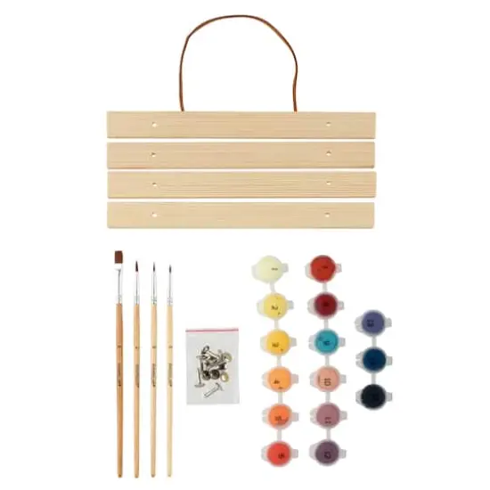 8" x 10" Hero Paint-by-Number Kit with Wood Display Hanger by Artist's Loft&reg; {3}