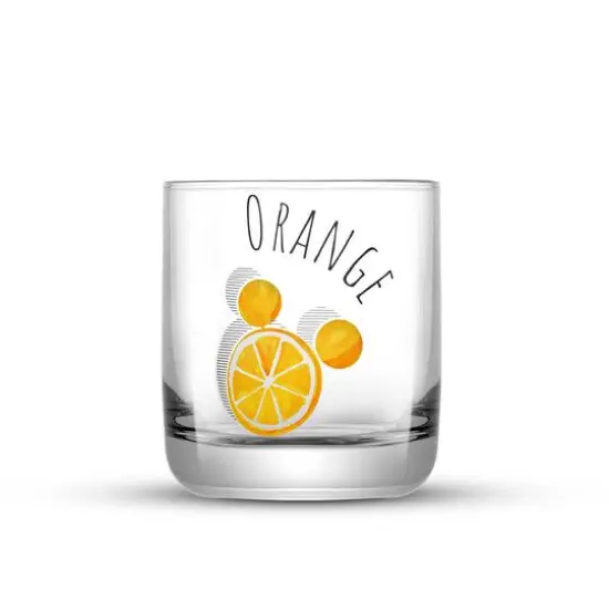 JoyJolt® Disney® 10oz. Mickey Mouse Citrus Short Drinking Glass, 4ct. {6}