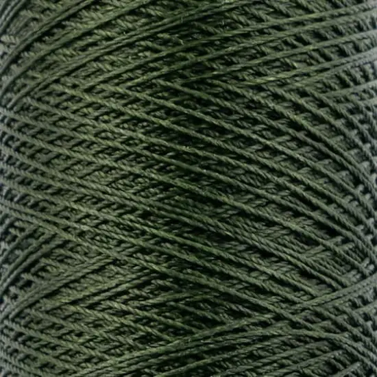 Gudebrod 0.015" 3 Ply Waxed Thread, 500ft. Olive {4}