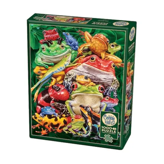 Frog Business by Lori Anzalone 1,000 Piece Jigsaw Puzzle {1}