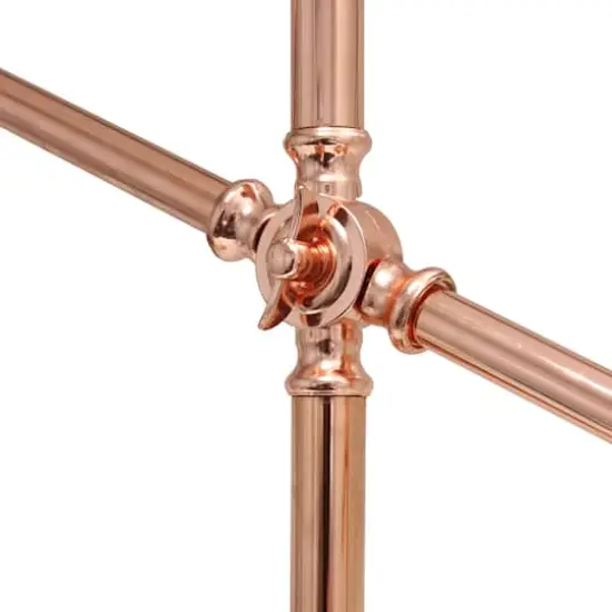 Lalia Home 2.5ft. Vertically Adjustable Desk Lamp Rose Gold {8}