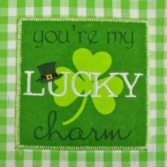 DII&reg; St Patty's Day Embroidered Dishtowels, 3ct. {6}