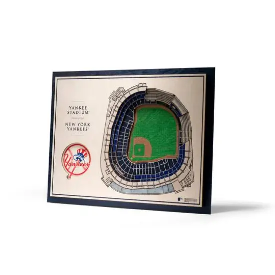 MLB Team 5-Layer StadiumView Wall Art New York Yankees {1}