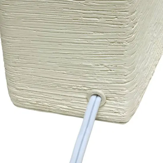 11.8" Simple Designs Stone Table Lamp {9}