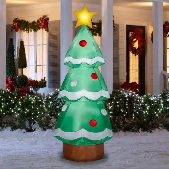 7ft. Airblown&reg; Inflatable Christmas Tree {3}