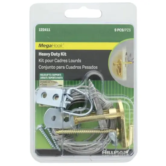 Hillman&trade; 9 Piece Mega Hook Heavy Duty Kit {1}