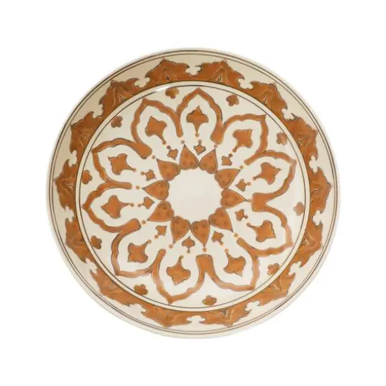 Hello Honey&reg; 14" Hand Painted Ceramic Serving Bowl {9}