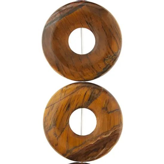 Tiger Eye Loop Beads, 30mm by Bead Landing&trade; {1}