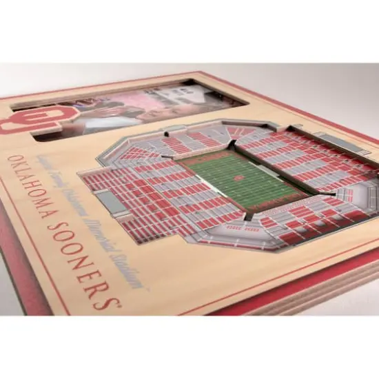 College Football 3D StadiumViews Picture Frame Oklahoma Sooners {5}