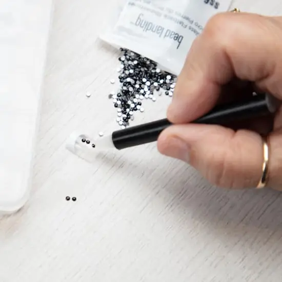 SS6 Glass Round Flatback Rhinestones by Bead Landing&trade; Jet {4}