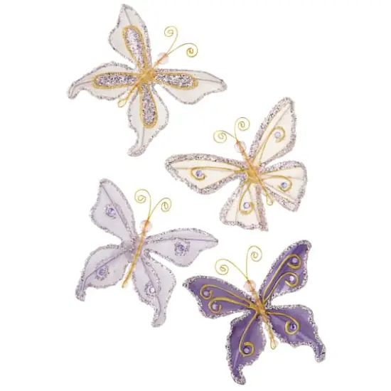 Recollections&trade; Glacee Butterfly Embellishments Heather {1}