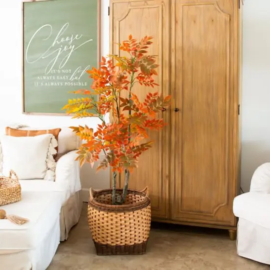 5ft. Autumn Sumac Artificial Fall Tree  {3}