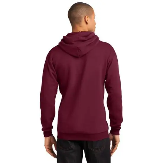 Port & Company&reg; Darks Core Fleece Pullover Hooded Sweatshirt Cardinal {6}