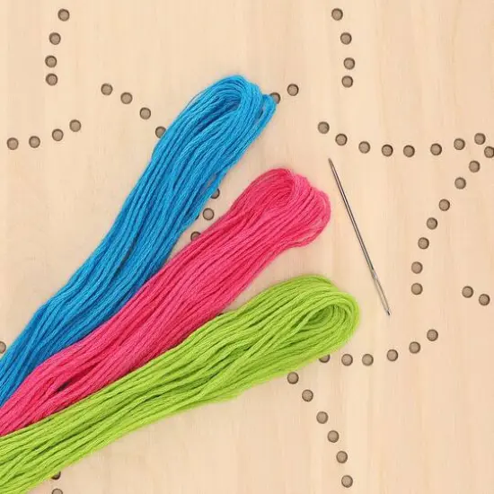 Leisure Arts&reg; Hexagon Stitched String Art Shadow Box Kit {4}