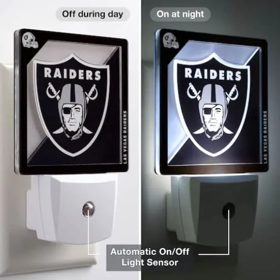 NFL Logo Series Nite Light Las Vegas Raiders {6}