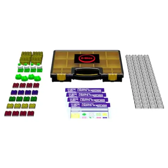 E-Blox&reg; Circuit Blox&trade; Lights 'N Motion Geared Motor Multi-Student Class Set {1}