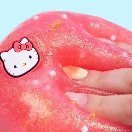 Hello Kitty® SlimyGloop® 8oz. Red & White Cotton Candy Scented Slime {2}