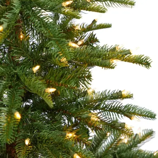 5ft. Pre-Lit Layered Washington Spruce Artificial Christmas Tree, Clear Lights {5}