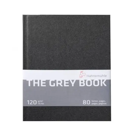 Hahnem&uuml;hle The Grey Book Sketchbook, 11.6" x 8.2" {1}