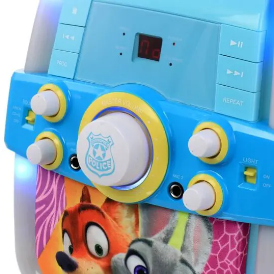 Zootopia Flashing Light Karaoke Machine {6}