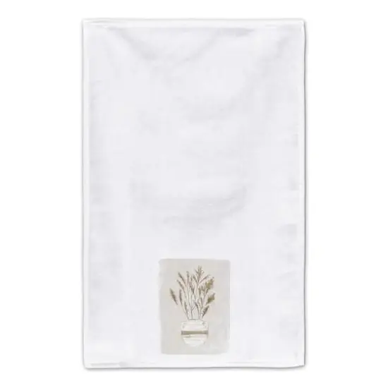 Pampas Plant Striped 16" x 25" Towel Set {4}