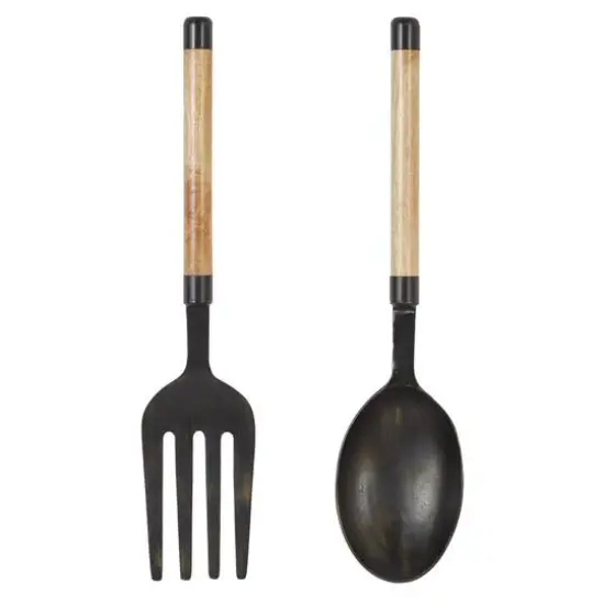 Aluminum Contemporary Utensil Wall D&eacute;cor Set {1}