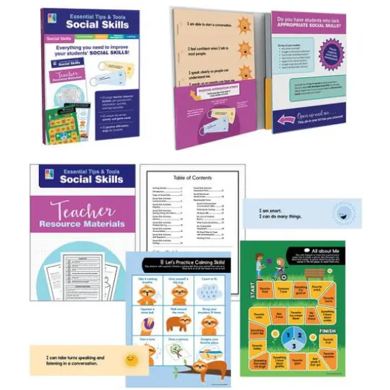 Carson Dellosa&reg; Essential Tips & Tools: Social Skills Classroom Kit, Grade PK-8 {3}