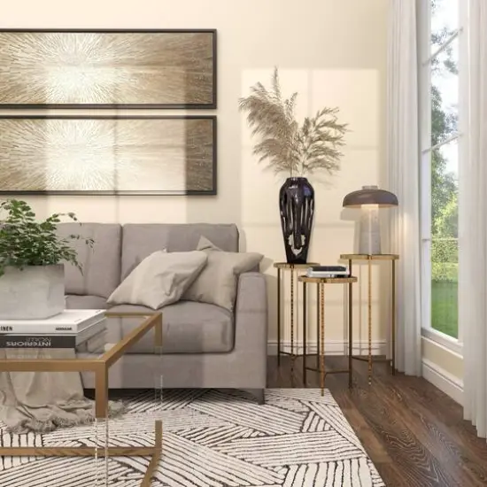 19" Black Aluminum Drip Vase with Melting Designed Body {15}