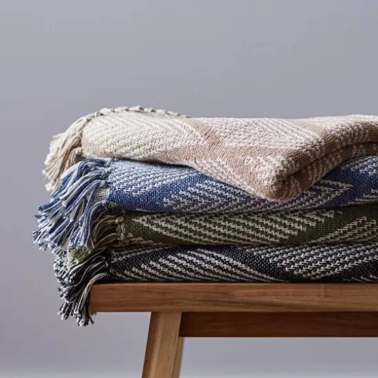 DII&reg; Gray Tone Multi Diamond Throw {7}