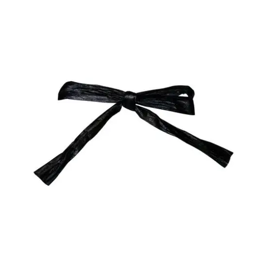 JAM Paper 0.25" 2 Strand Raffia Twist Tie Bows, 100ct. Black {1}