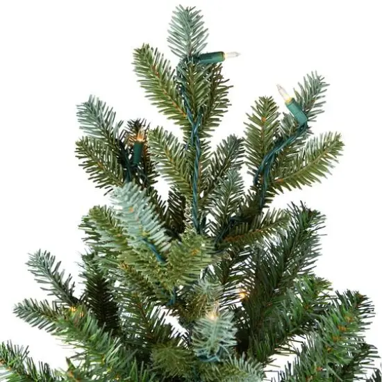 6.5ft. Pre-Lit Real Touch&trade; Blue Spruce Full Artificial Christmas Tree, Clear Lights {5}