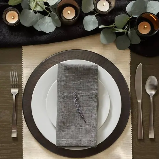DII&reg; Variegated Napkin Set, 6ct. Gray {7}