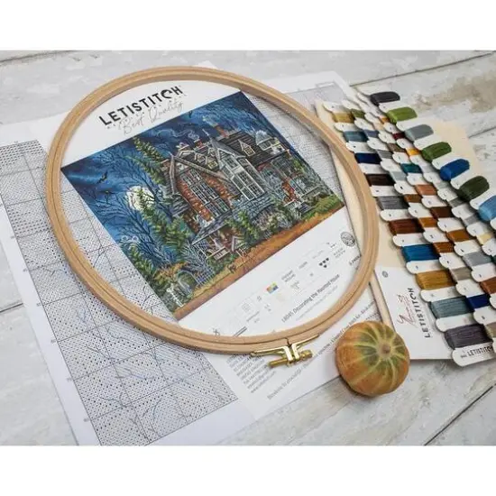 Letistitch Decorating the Haunted House Counted Cross Stitch Kit {14}