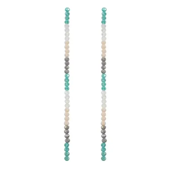 Glass Faceted Rondelle Beads, 4mm by Bead Landing&trade; {4}