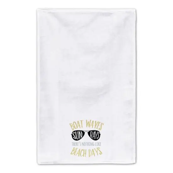 Beach Days Tea Towel Set Yellow {5}