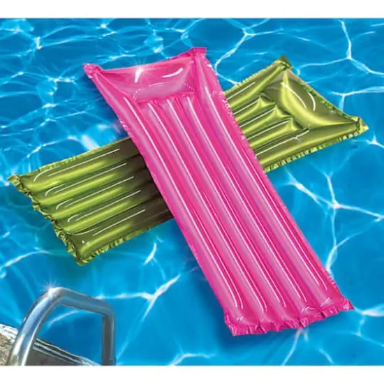 Swimline 6ft. Pink Inflatable Reflective Sun Tanner Pool Float {5}