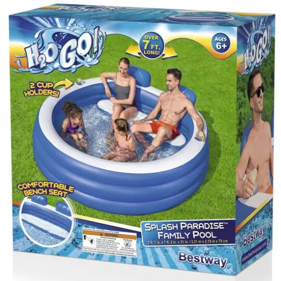 Bestway H2OGO! Splash Paradise&trade; 7.5ft. Family Pool {3}